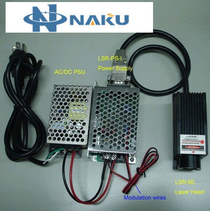 隐形激光 1047nm 500mW DPSS 红外激光光源带可调电源